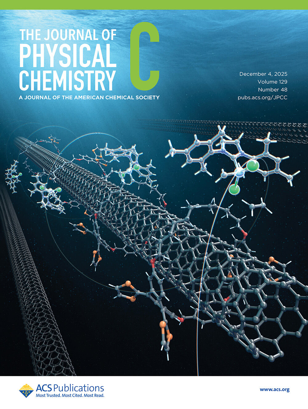 京都工芸繊維大学 ACS The Journal of Physical Chemistry C カバーピクチャー 科学イラスト 論文表紙絵 アートアクション cover picture