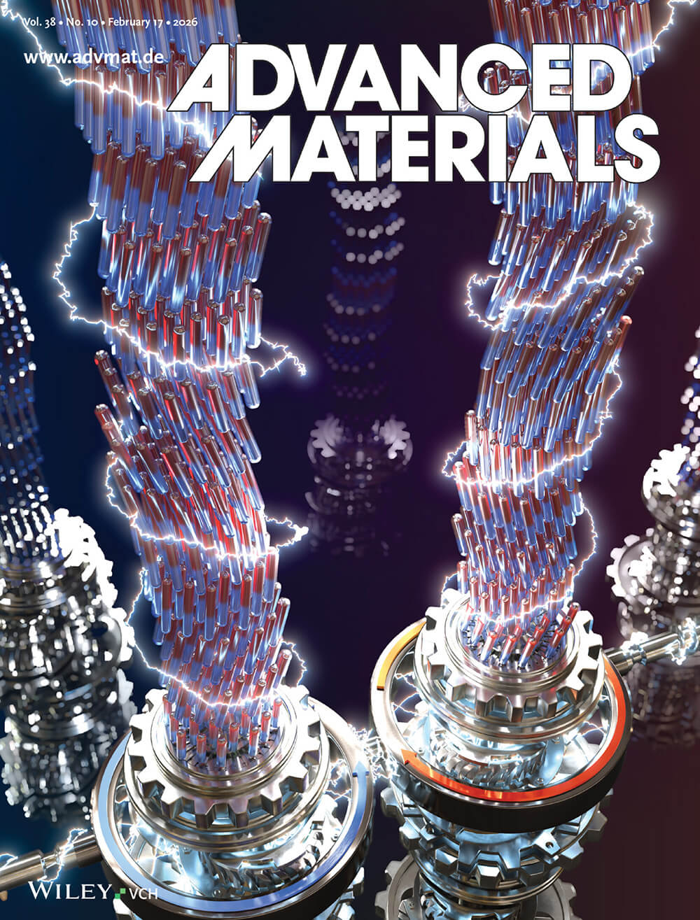 理化学研究所 Advanced Materials Wiley カバーピクチャー 科学イラスト 論文表紙絵 アートアクション cover picture