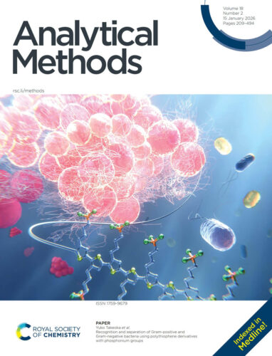 上智大学 Analytical Methods カバーピクチャー 科学イラスト 論文表紙絵 アートアクション cover picture