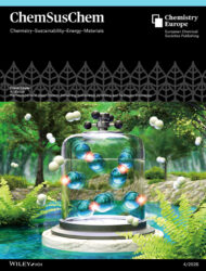 ChemSusChem 広島大学 カバーピクチャー 科学イラスト 論文表紙絵 アートアクション cover picture