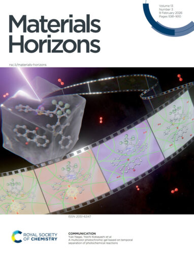 立命館大学 Materials Horizons カバーピクチャー 科学イラスト 論文表紙絵 アートアクション