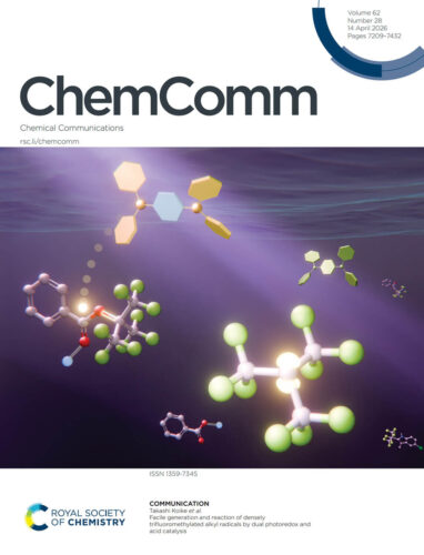 日本工業大学 Chemical Communications カバーピクチャー 科学イラスト 論文表紙絵 アートアクション