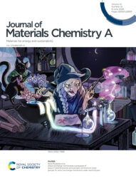 Journal of Materials Chemistry A RSC 山梨大学 カバーピクチャー 科学イラスト 論文表紙絵 アートアクション
