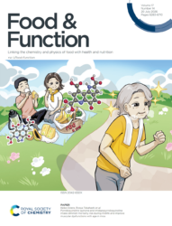 Food & Function RSC 東邦大学 三菱ガス化学 カバーピクチャー 科学イラスト 論文表紙絵 アートアクション