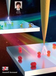 bcsj カバーピクチャー 科学イラスト 論文表紙絵 アートアクション 理研 数間様 cover picture