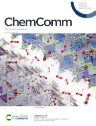 カバーピクチャー ChemComm 科学イラスト 京都大学 学術雑誌 論文 表紙絵 カバーピクチャー cover picture