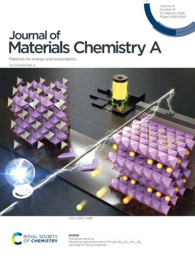 東京理科大学 李先生 Journal of Materials Chemistry A カバーピクチャー 科学イラスト 論文表紙絵 アートアクション cover picture