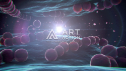 レンサ球菌 科学 イラスト CG アートアクション