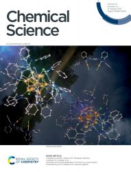Chemical Science カバーピクチャー 科学イラスト 論文表紙絵 アートアクション 名古屋大学 cover picture