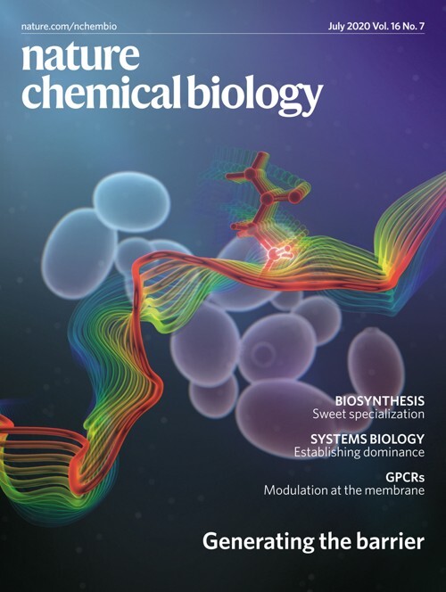 論文雑誌 Nature Chemical Biology のカバーアートを制作しました 理化学研究所 株式会社アートアクション